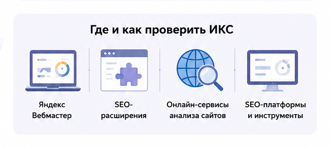 Где и как проверять ИКС